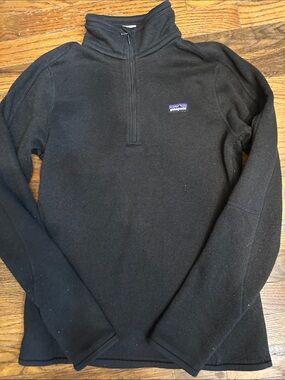 Patagonia Black Women's Quarter-Zip Thermal Pullover